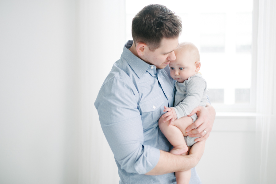 seattle studio baby portraits 6 months