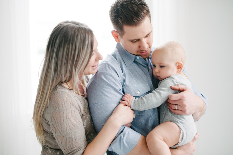 seattle studio baby portraits 6 months