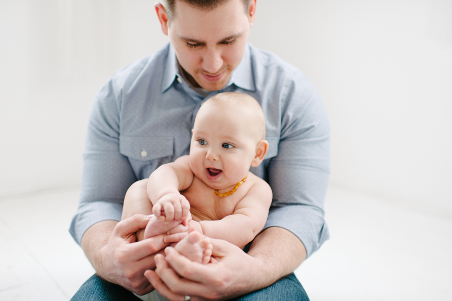 seattle studio baby portraits 6 months