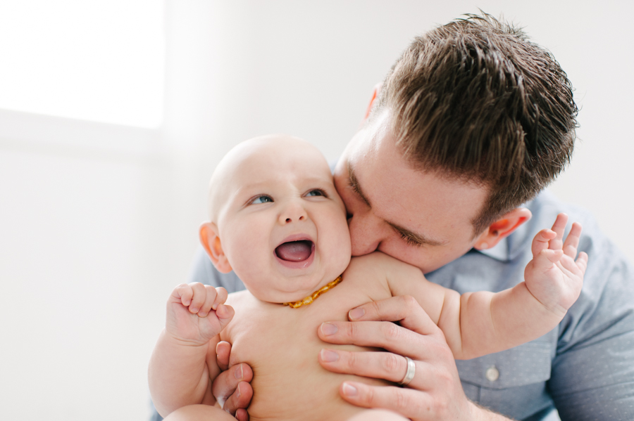 seattle studio baby portraits 6 months