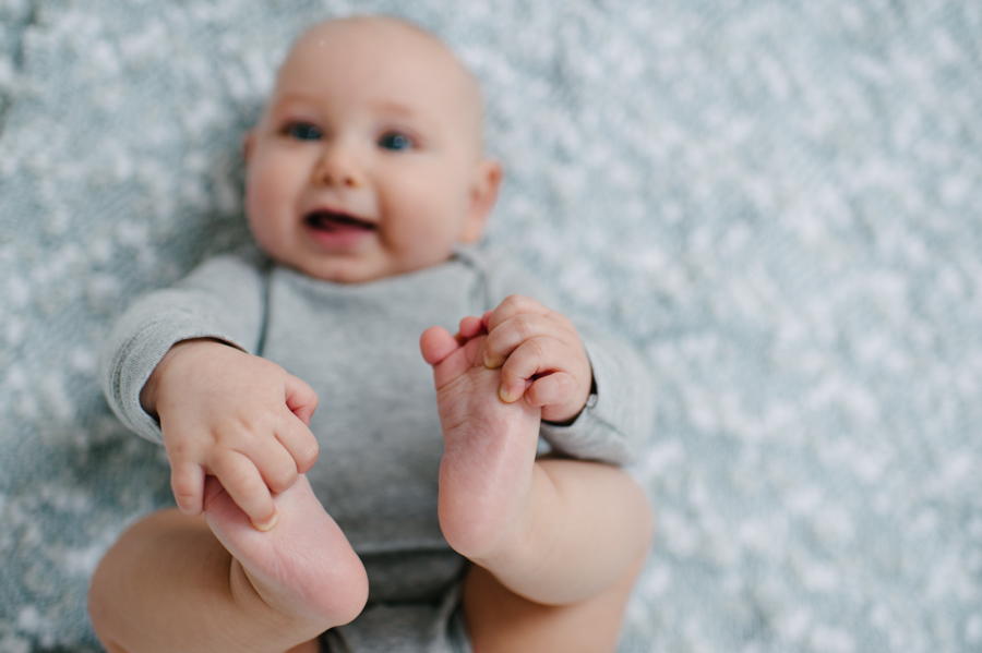 seattle studio baby portraits 6 months