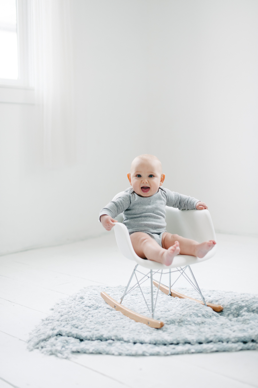 seattle studio baby portraits 6 months