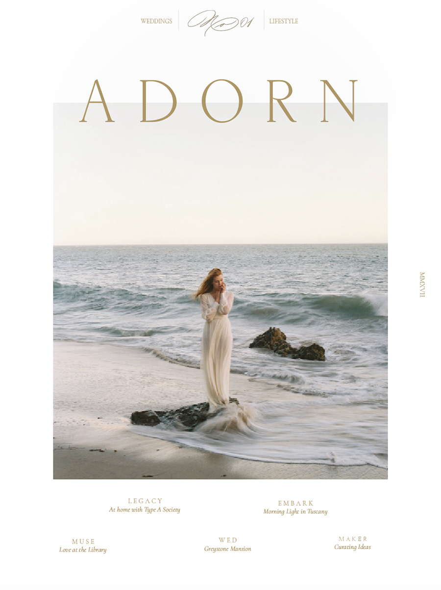 Adorn Magazine Blue Rose Photography 