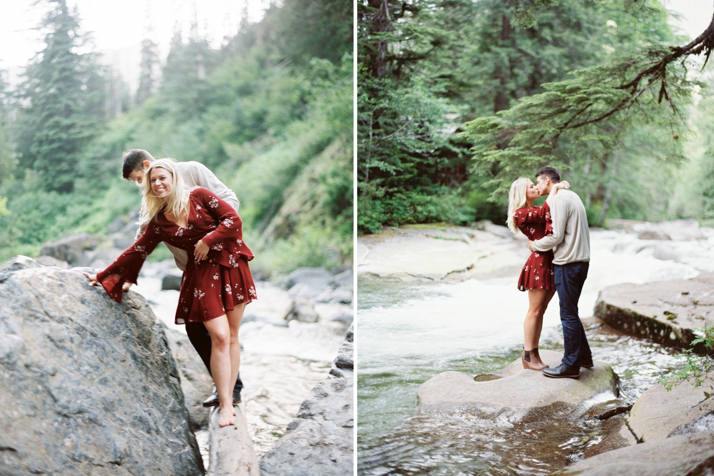 franklin falls snoqualmie engagement photos