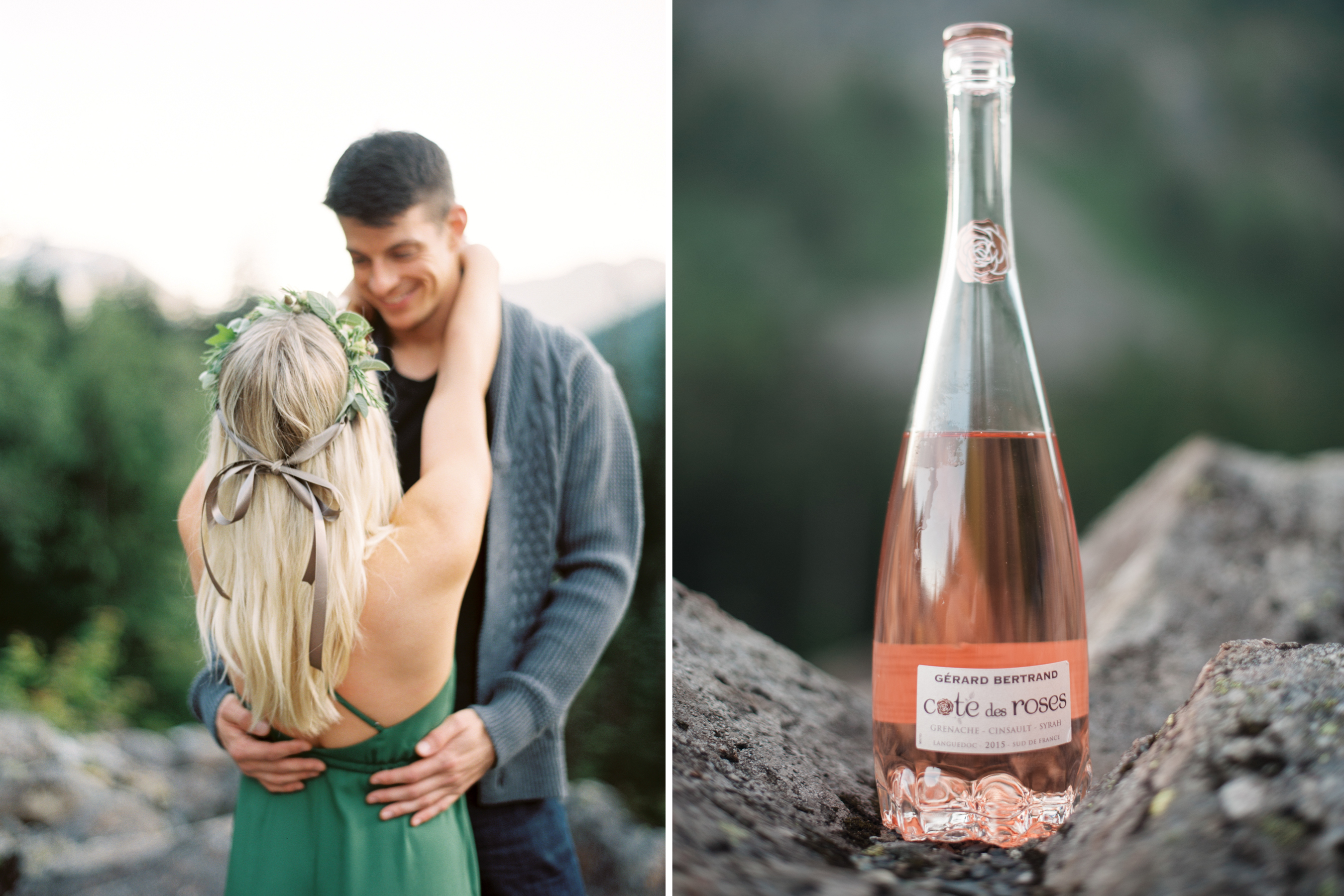 snoqualmie mountain engagement photos