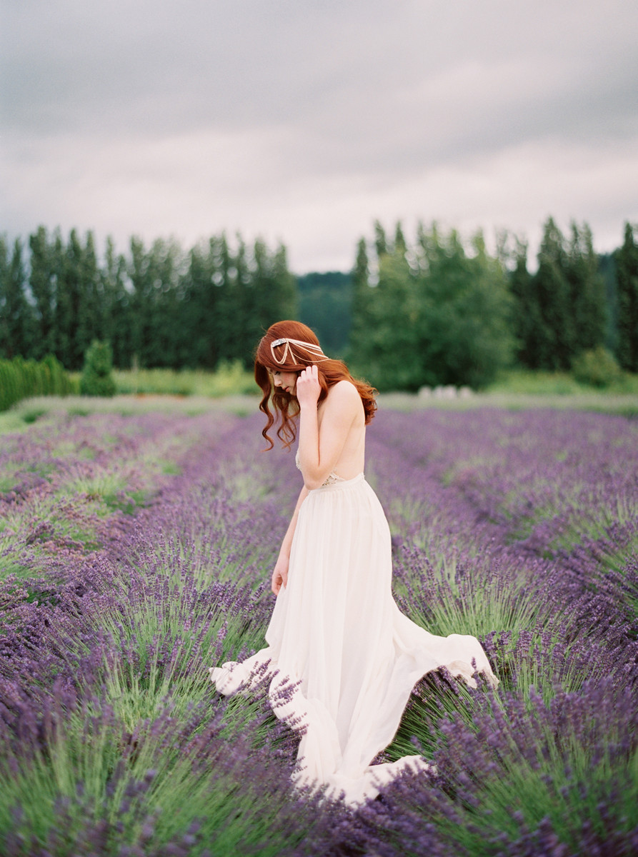 woodinville lavender farm wedding inspiration on film