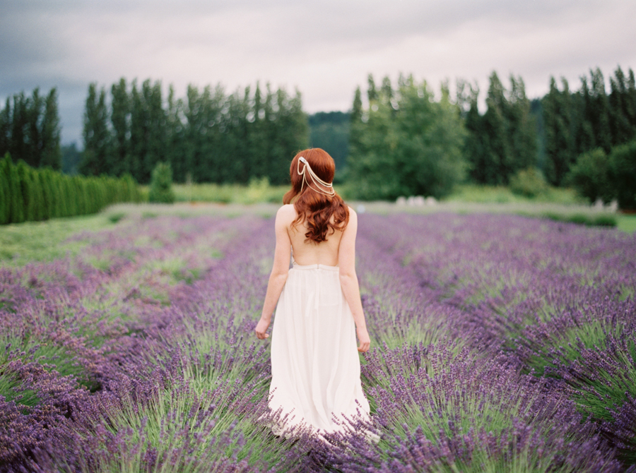 woodinville lavender farm wedding film contax 645