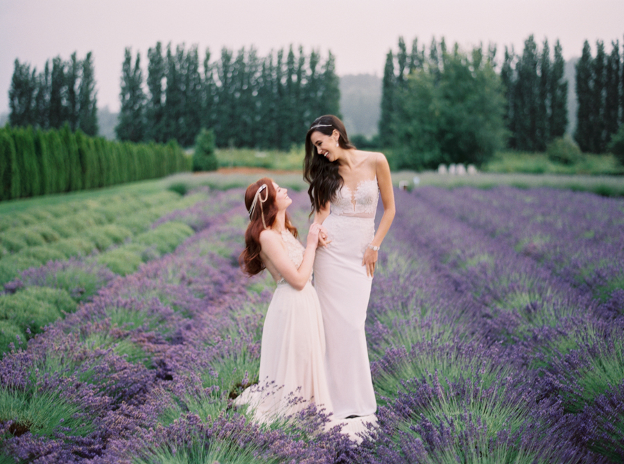 woodinville lavender farm wedding