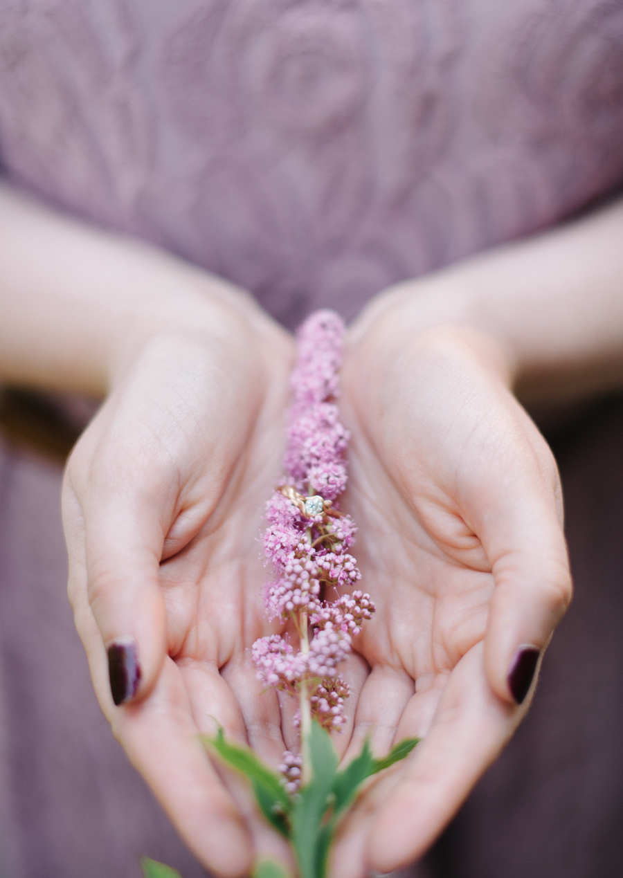 pacific northwest mountain engagement photos