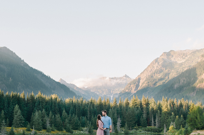 Gold Creek Pond Engagement Photos Snoqualmie WA