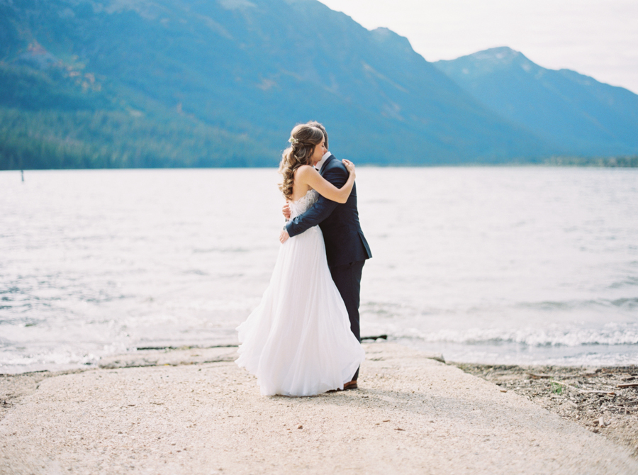 lake wenatchee wedding photos film