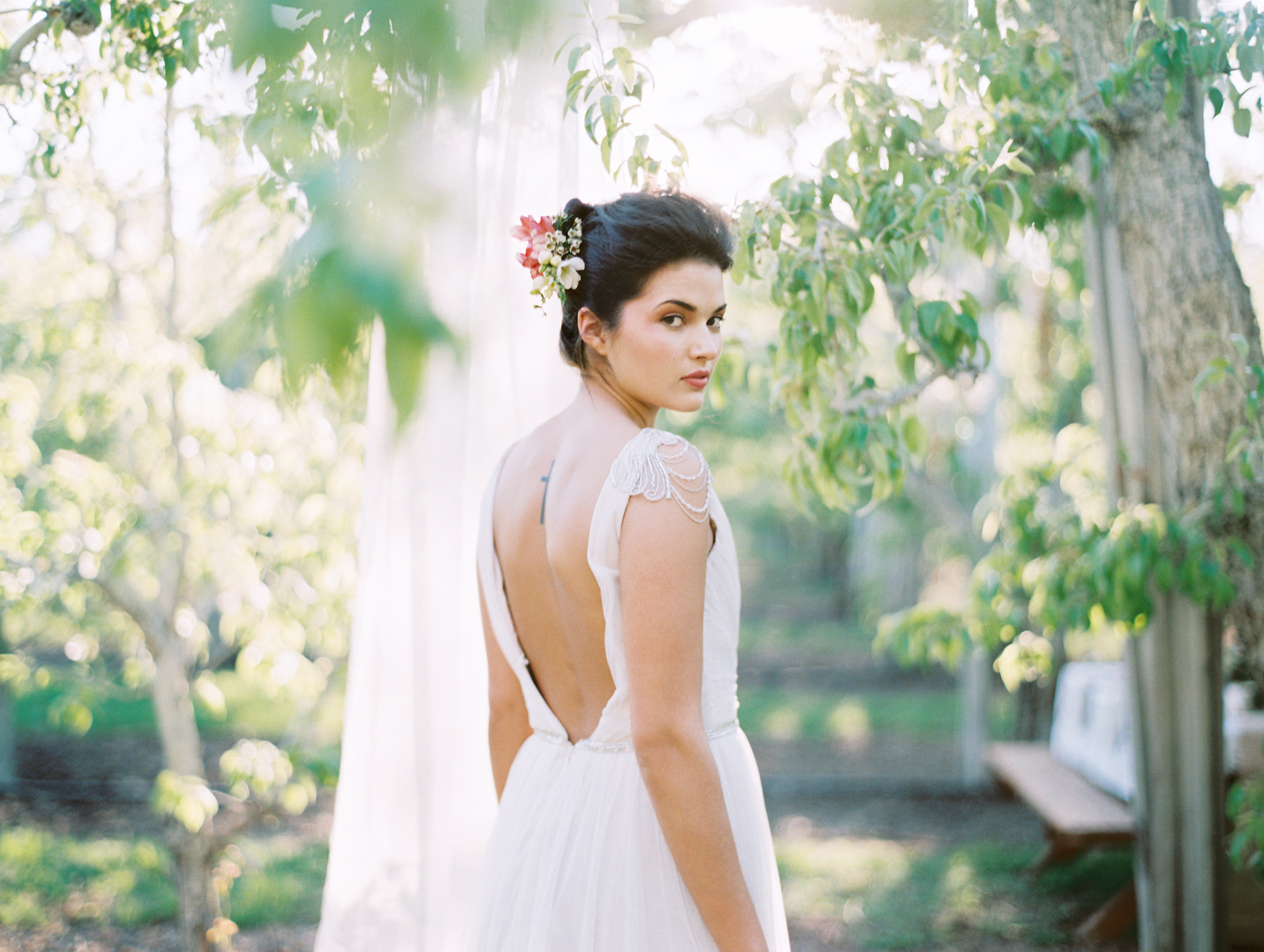 Wa Orchard Wedding Bride