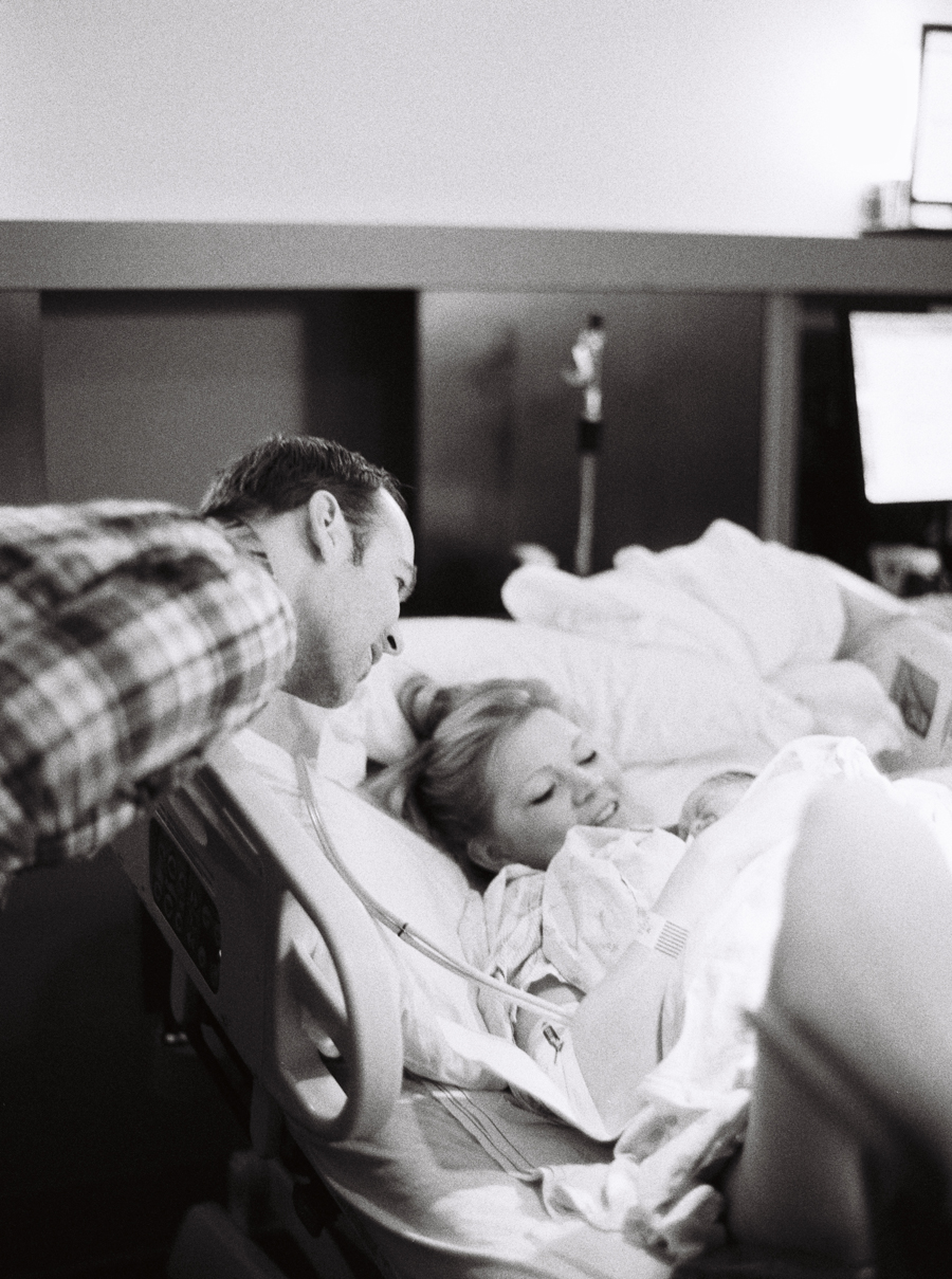 Seattle Birth Photography on film