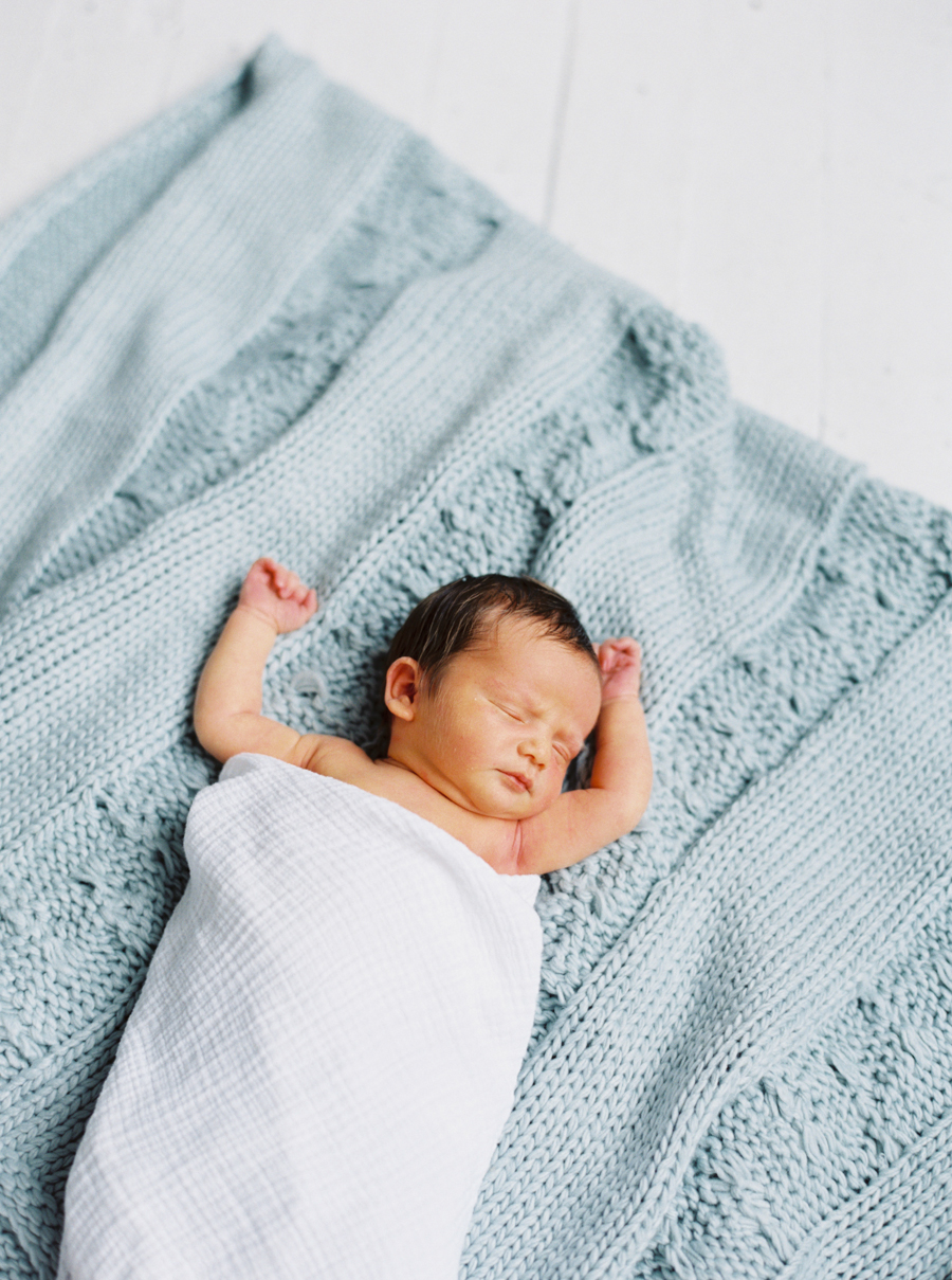 Seattle Newborn Photographer on Film