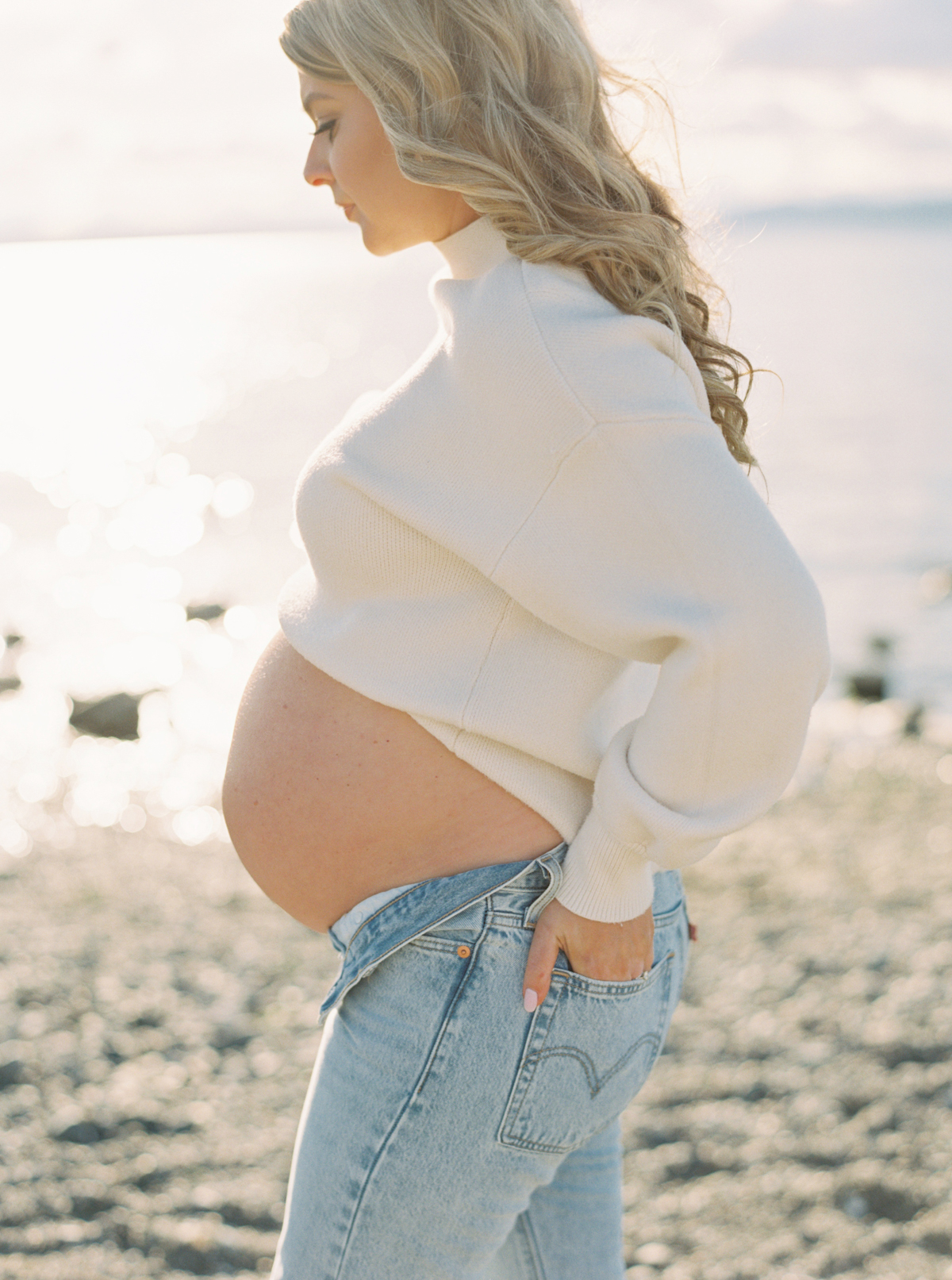 Seattle Maternity Photos on Film