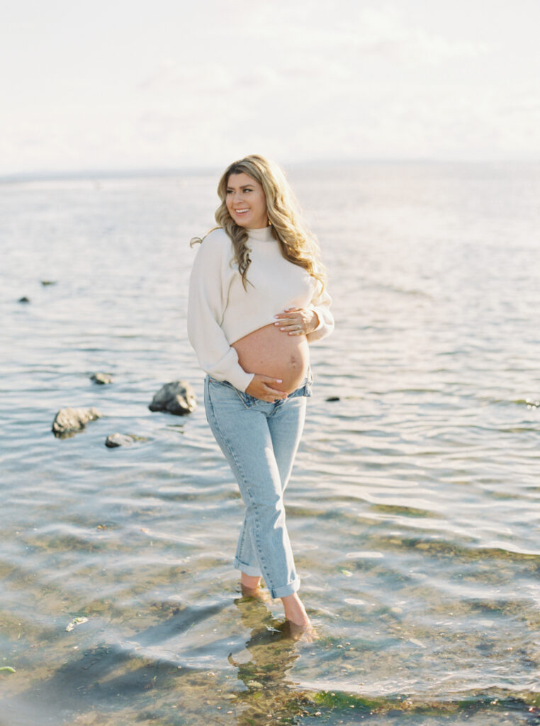 Seattle Maternity Photos on Film