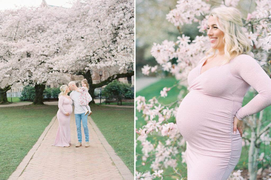 Spring Seattle Maternity Photos Film