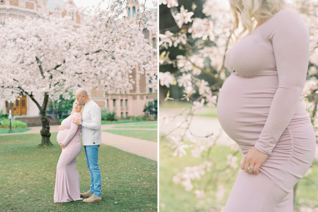 Spring Seattle Maternity Photos Film