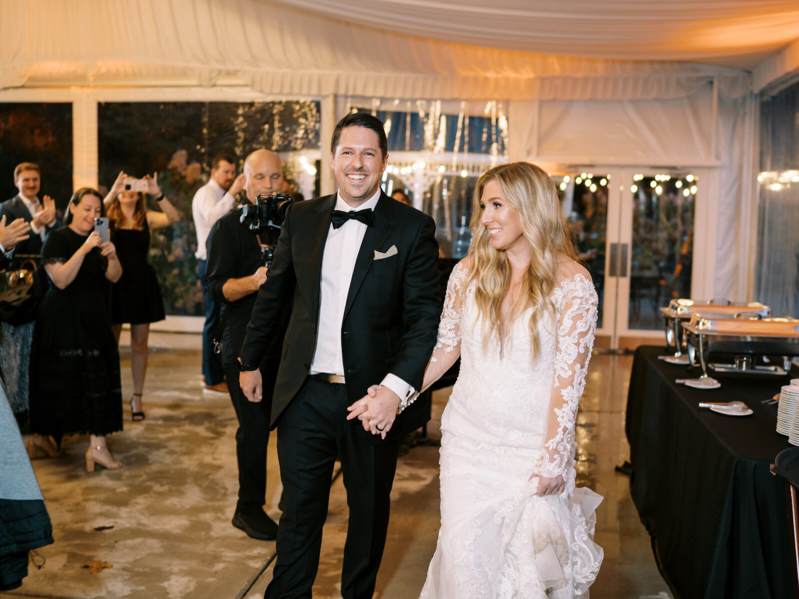 grand entrance fox hollow farm wedding