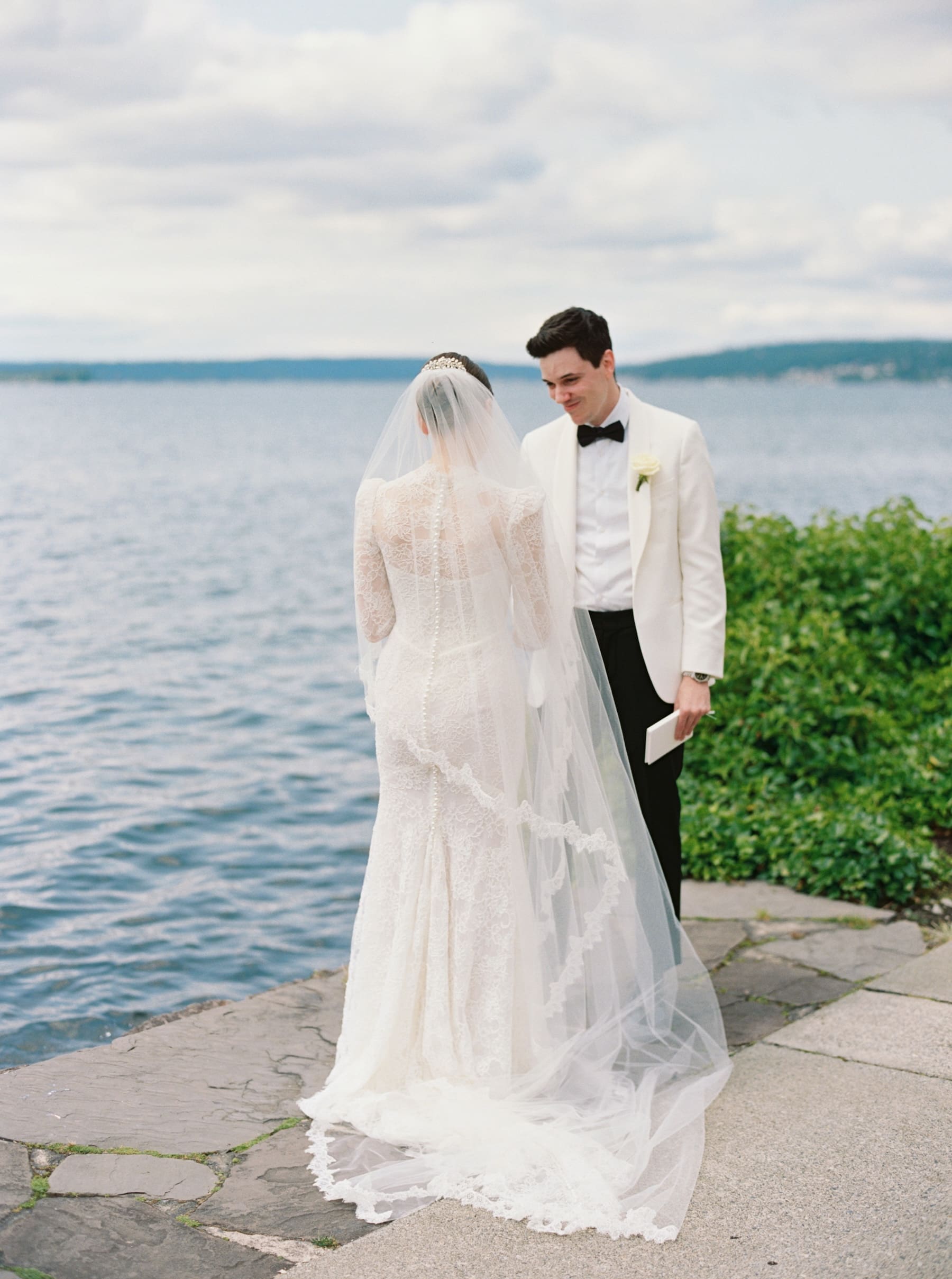 Woodmark Hotel wedding photography by the waterfront