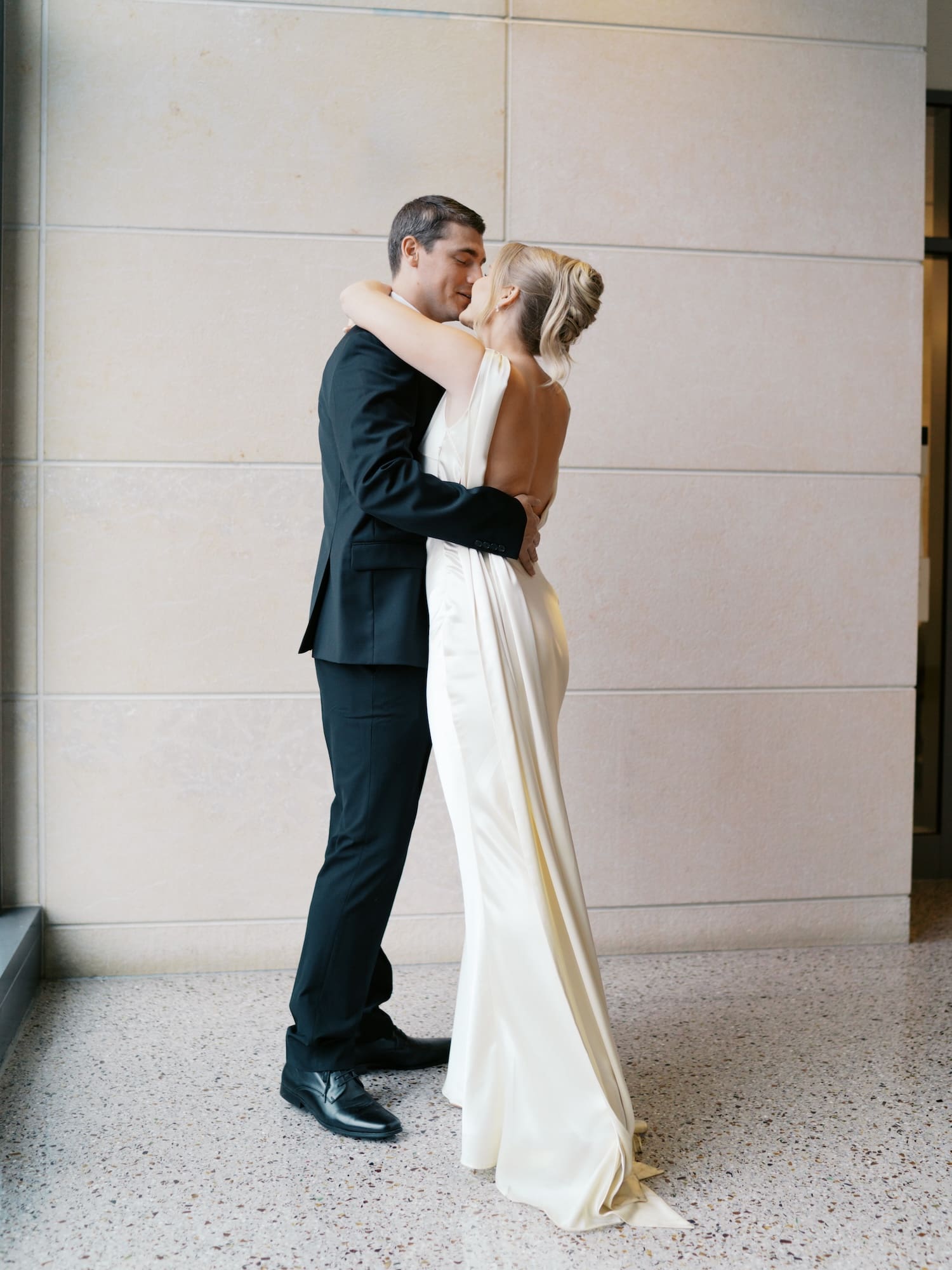 romantic film photography for seattle courthouse elopement 