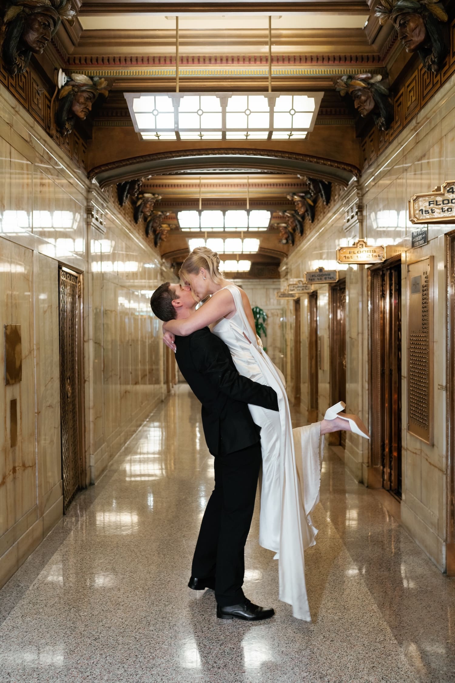 smith tower wedding photos seattle